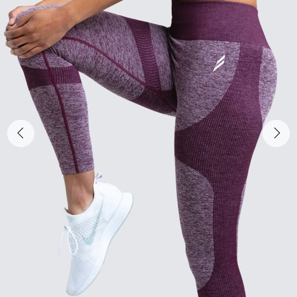 Impact Seamless Leggings - Plum Purple - Picture 5 of 5